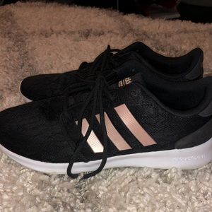 Black Leopard Lace And Rose Gold Adidas 